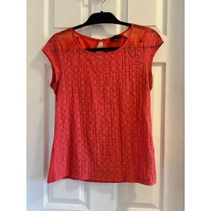 The limited - short sleeve eyelet blouse